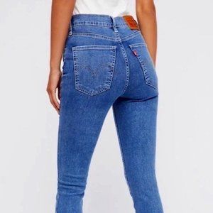 Levi's Mile High Super Skinny - Castaway Blue - Size 28